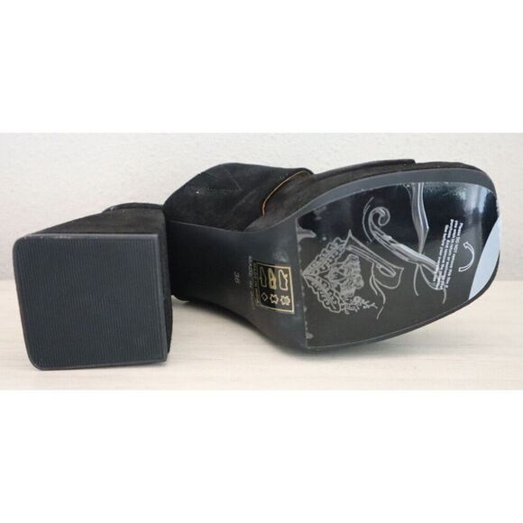 Free People Women's Sz 36 US 6M Black Love Is Everywhere Platform Sandals - Picture 8 of 13